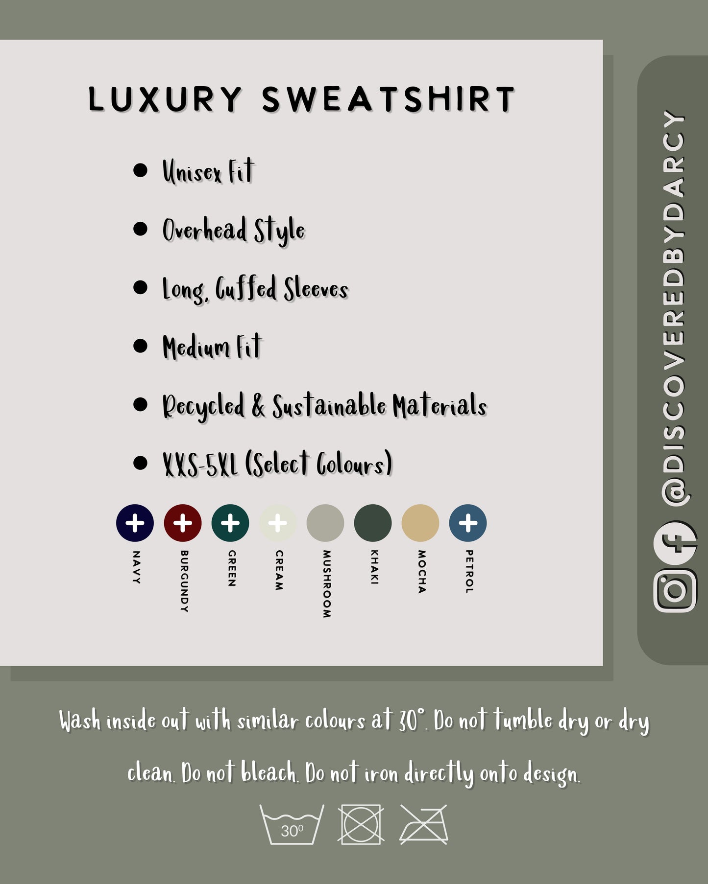 I'd Love To But My Dog Said No - Luxury Sweatshirt