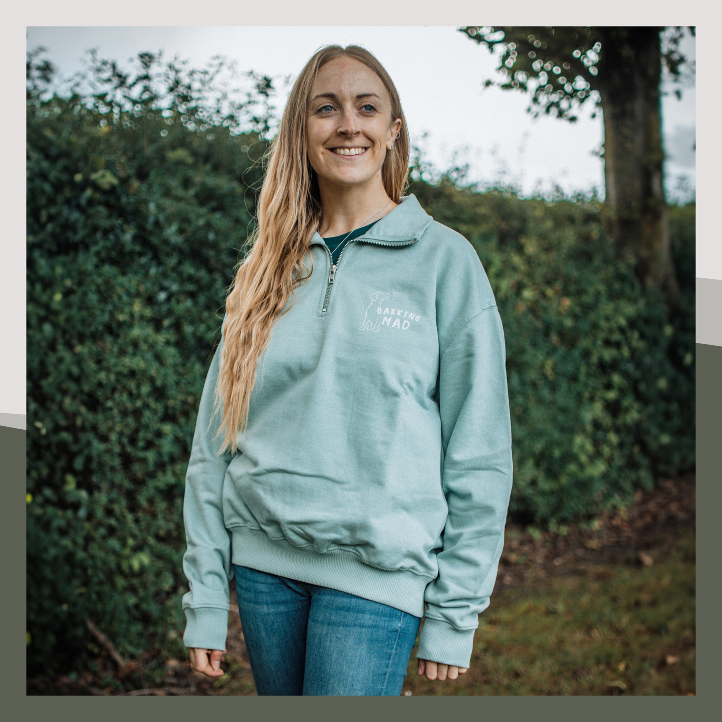 Oversized Quarter Zip
