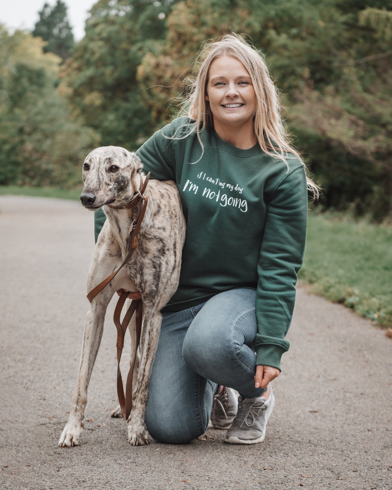 If I Can't Bring My Dog I'm Not Going - Luxury Sweatshirt