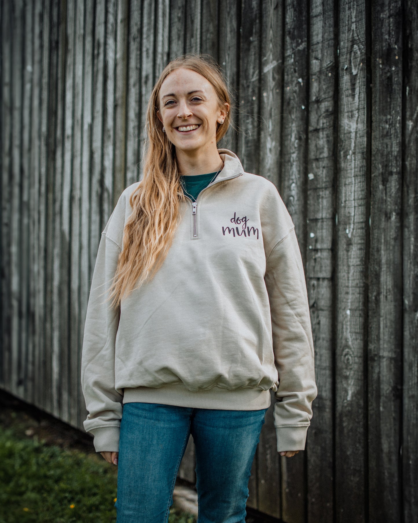 Dog Mum - Organic Quarter Zip