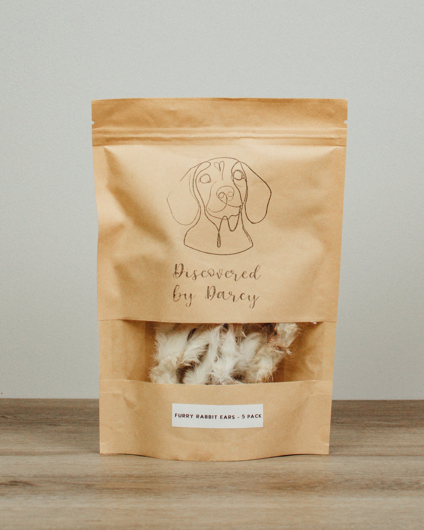 Furry Rabbit Ears - Single Protein Pouch