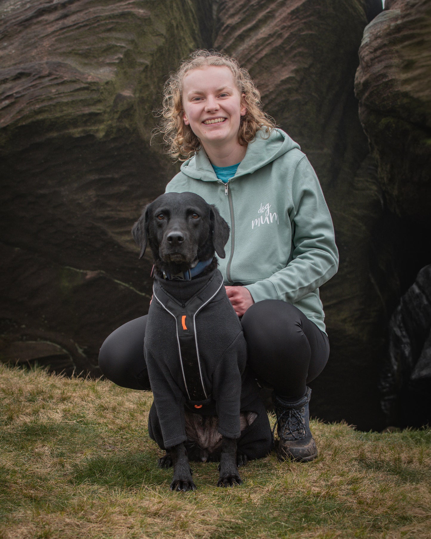 Dog Mum - Luxury Zip Hoodie