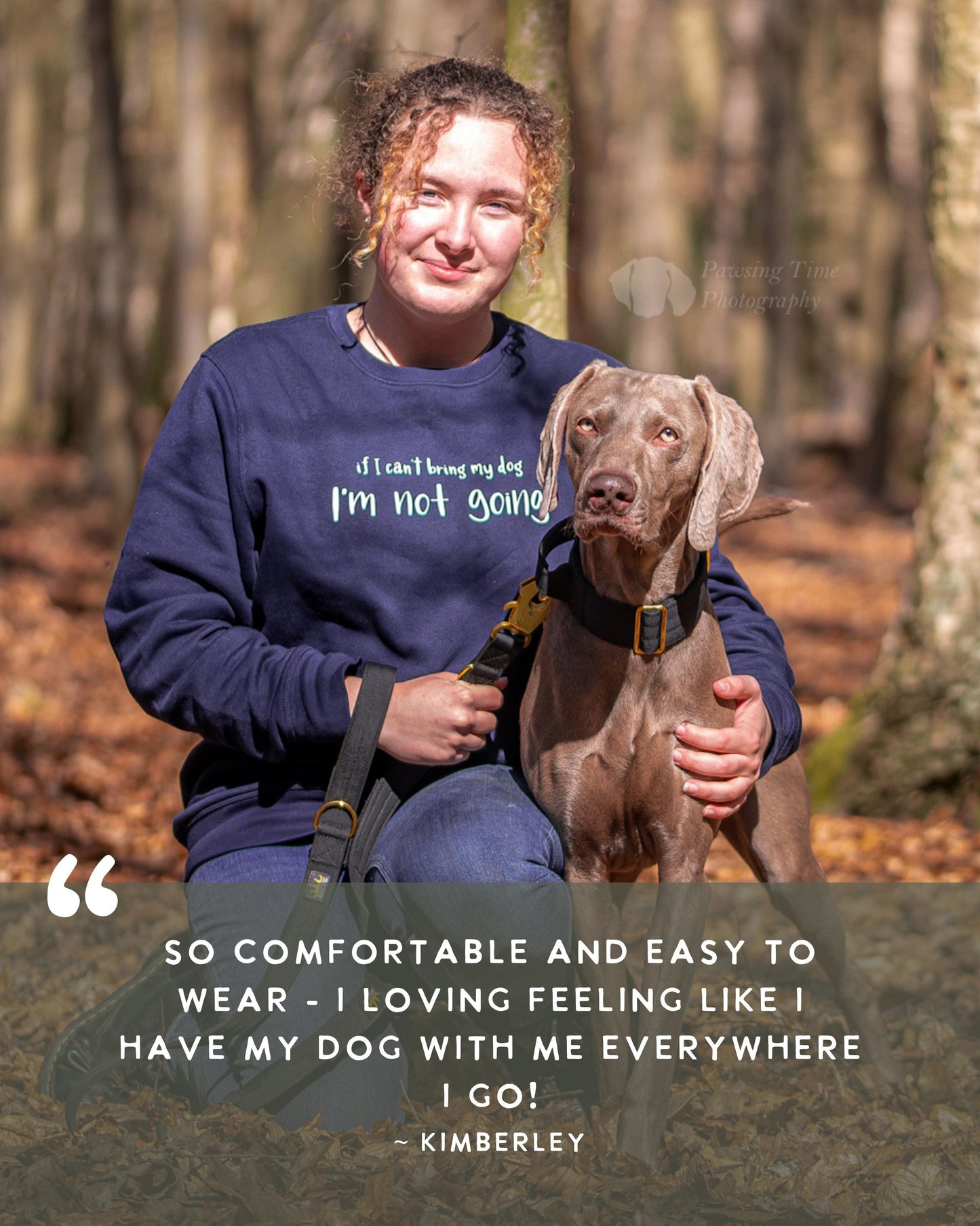 I'd Love To But My Dog Said No - Luxury Sweatshirt