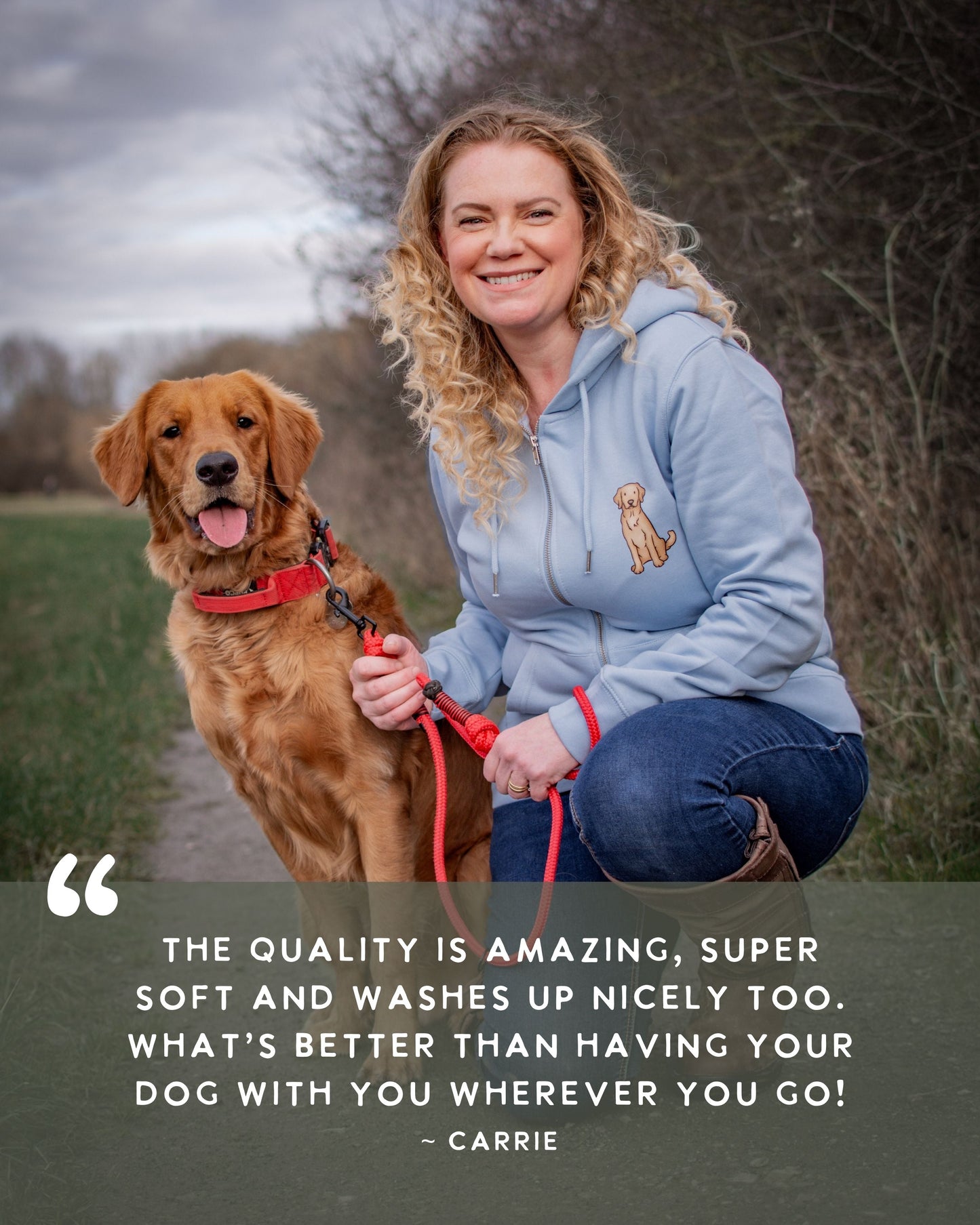 Zip Sweatshirt - Canine Companions Series