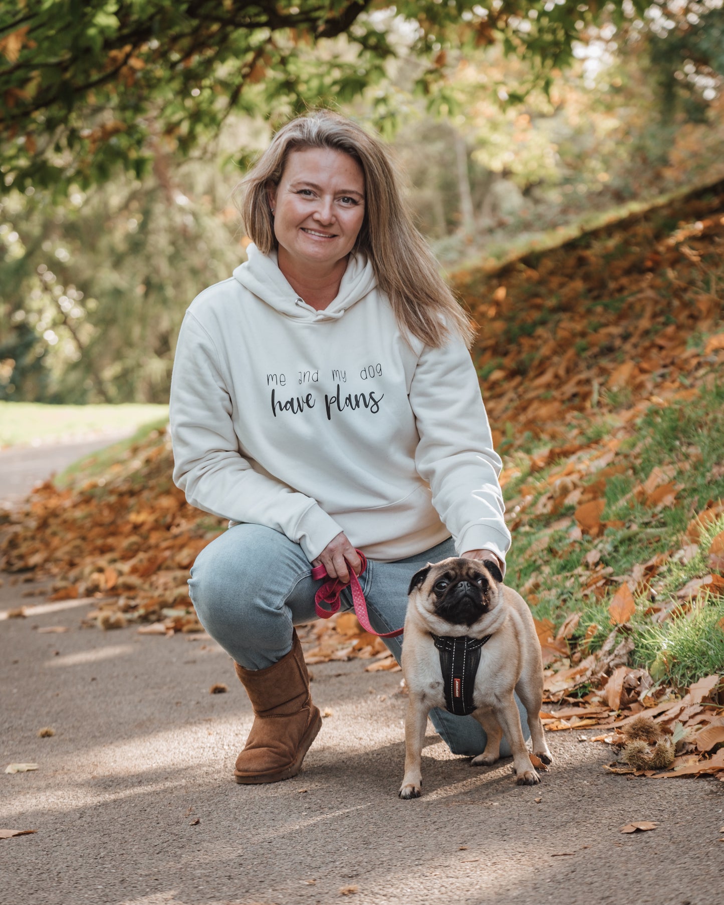 Me And My Dog Have Plans - Luxury Hoodie