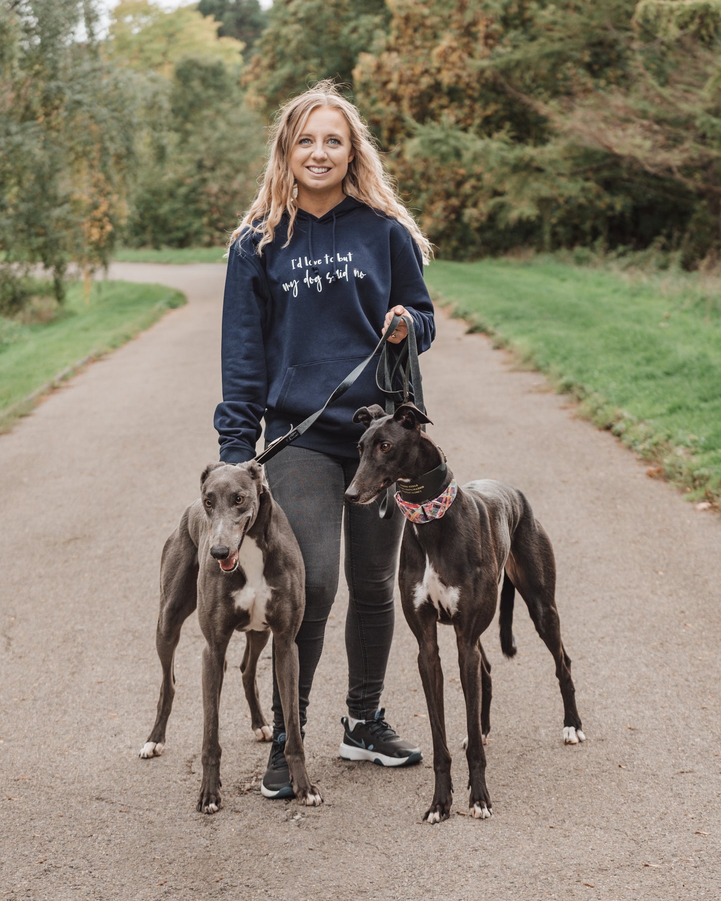 I'd Love To But My Dog Said No - Lightweight Hoodie