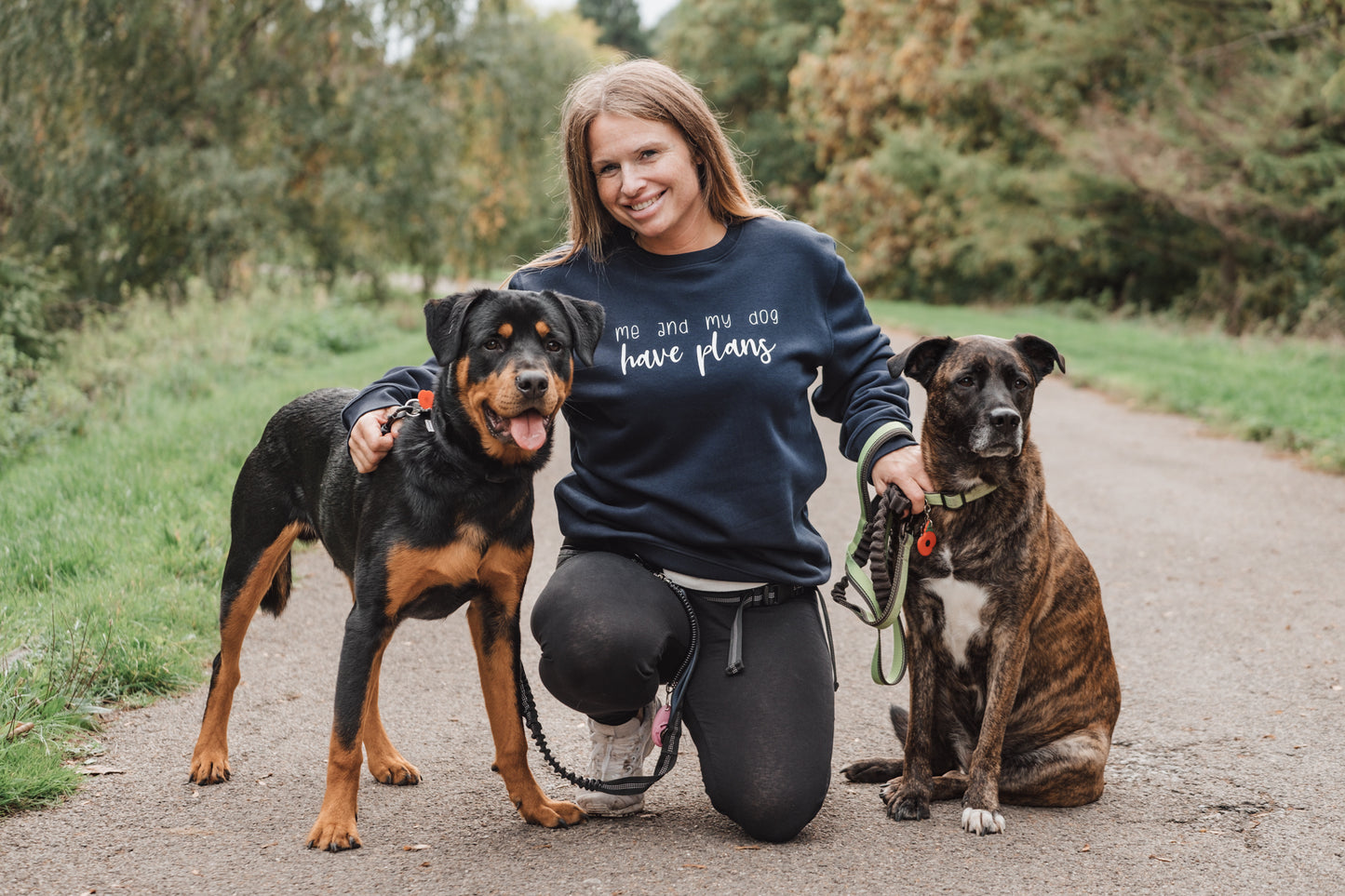 Me And My Dog Have Plans - Luxury Sweatshirt