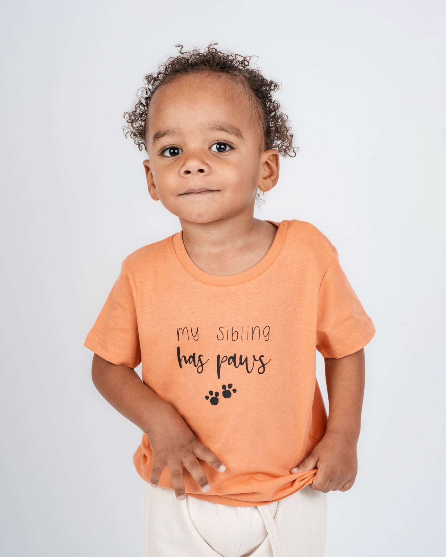 My Sibling Has Paws - Baby Tee Shirt