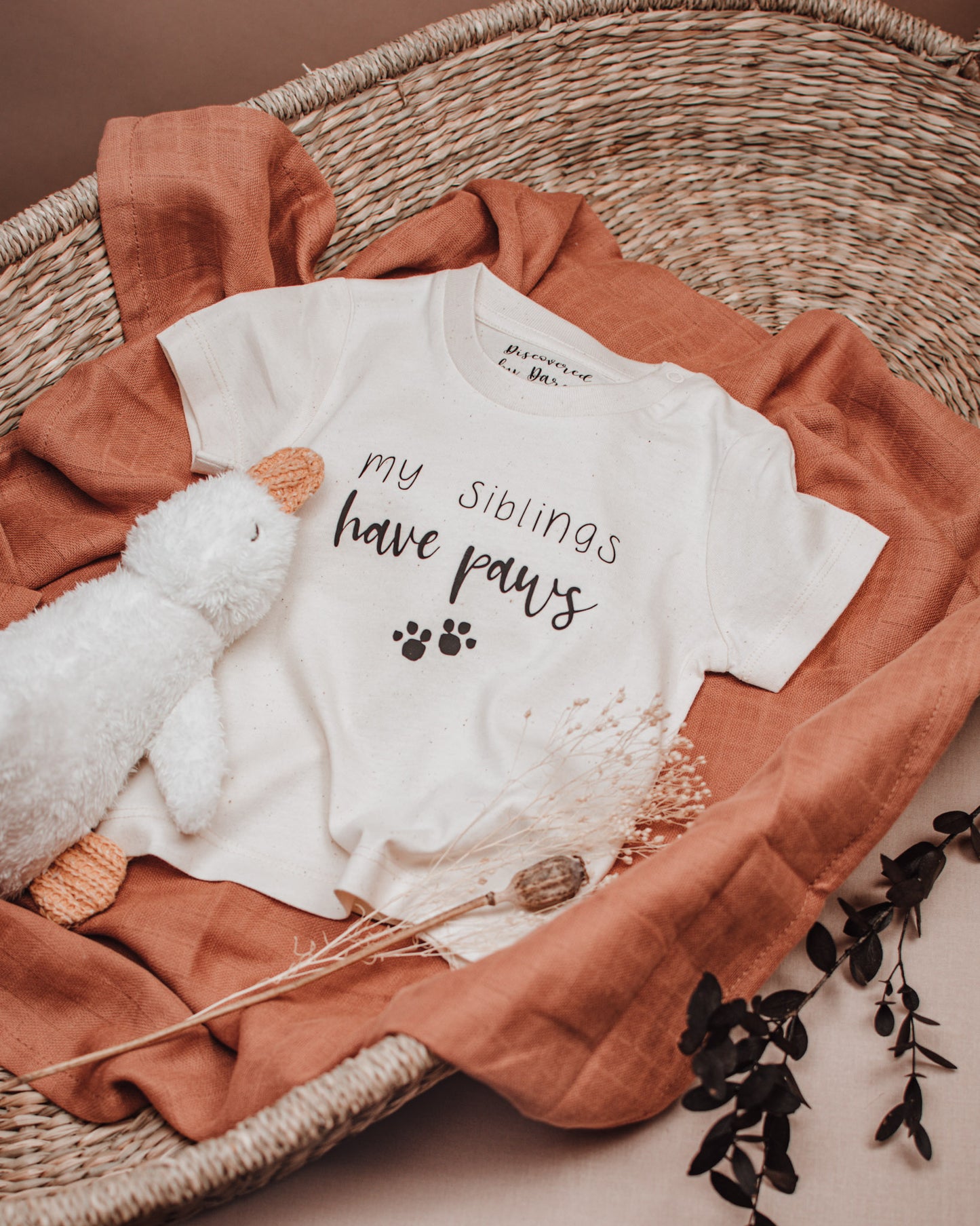 My Siblings Have Paws - Baby Tee Shirt