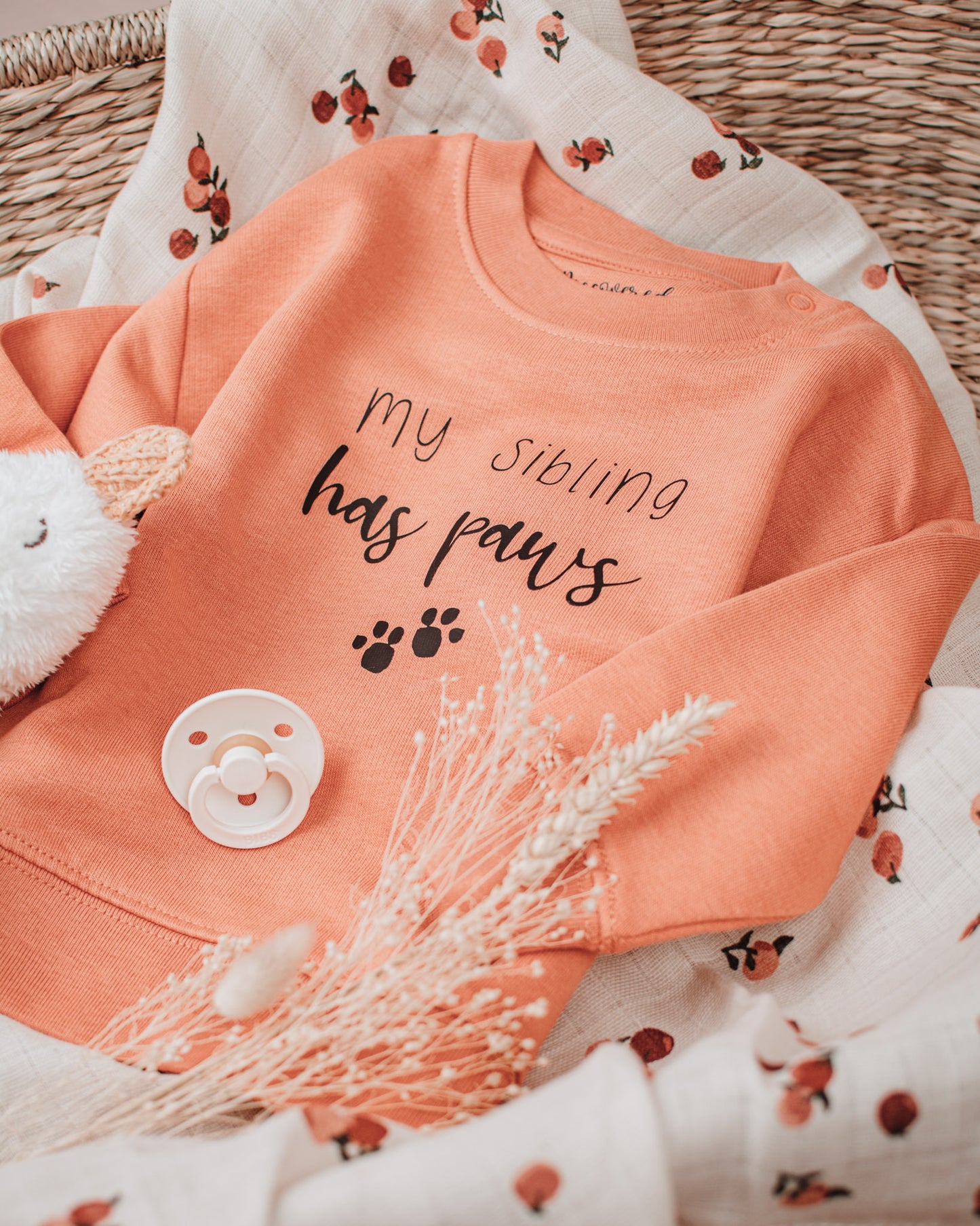 My Sibling Has Paws - Baby Sweatshirt