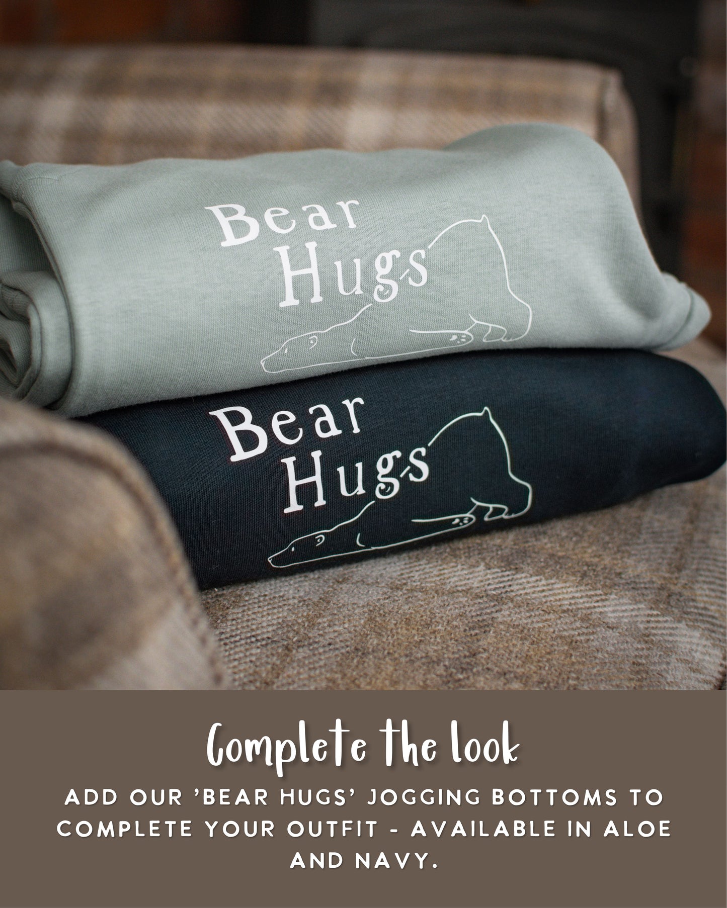 Bear Hugs (Pocket Design) - Luxury Hoodie