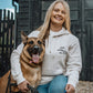 My Dog Doesn't Like You - Small Cream Lightweight Hoodie