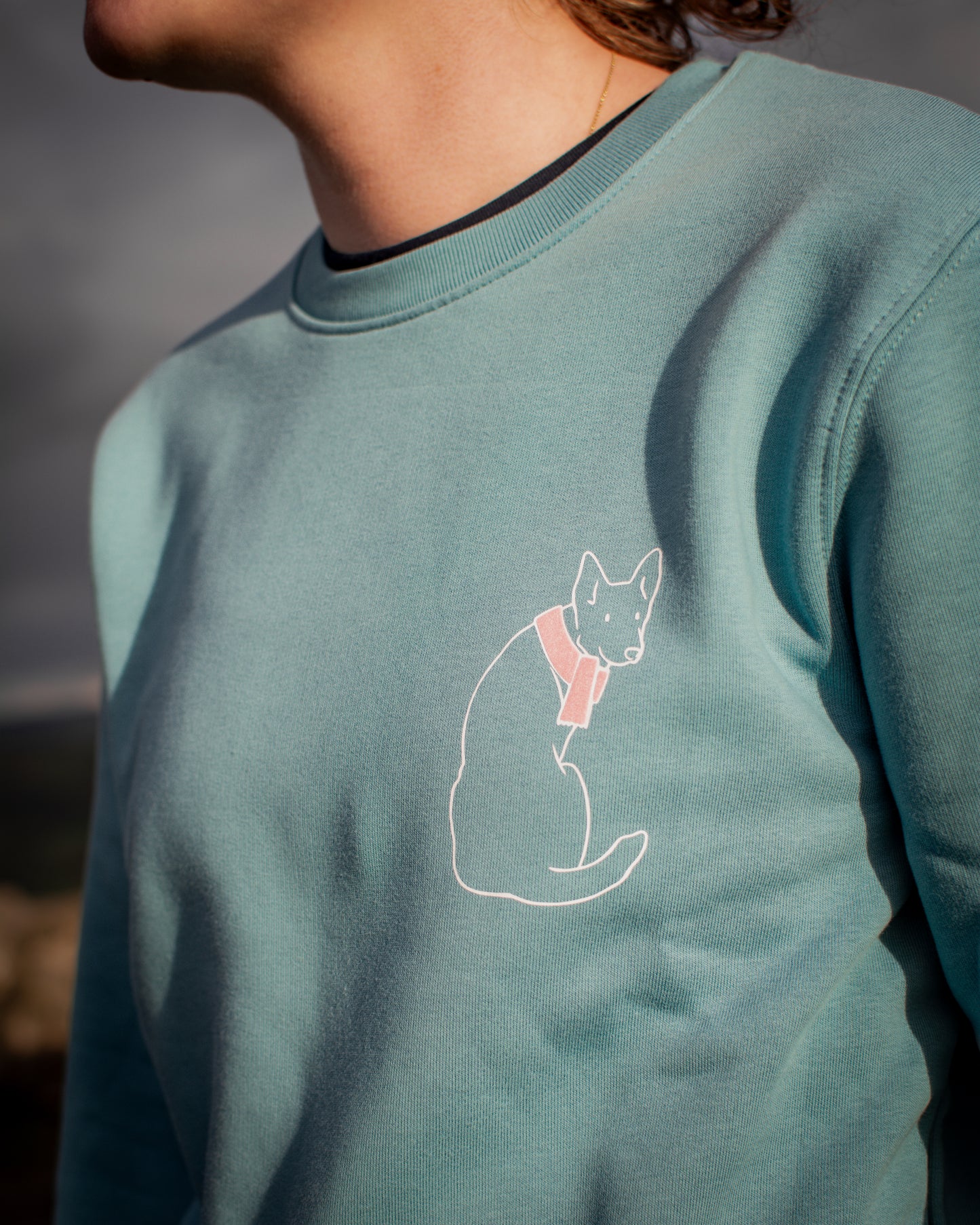 Snuggled Pup - Luxury Sweatshirt