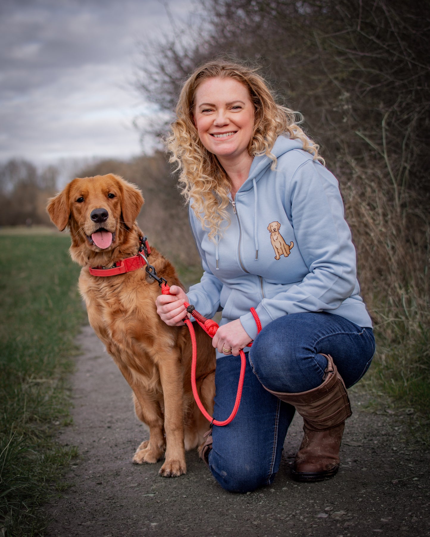 Luxury Zip Hoodie - Canine Companions Series