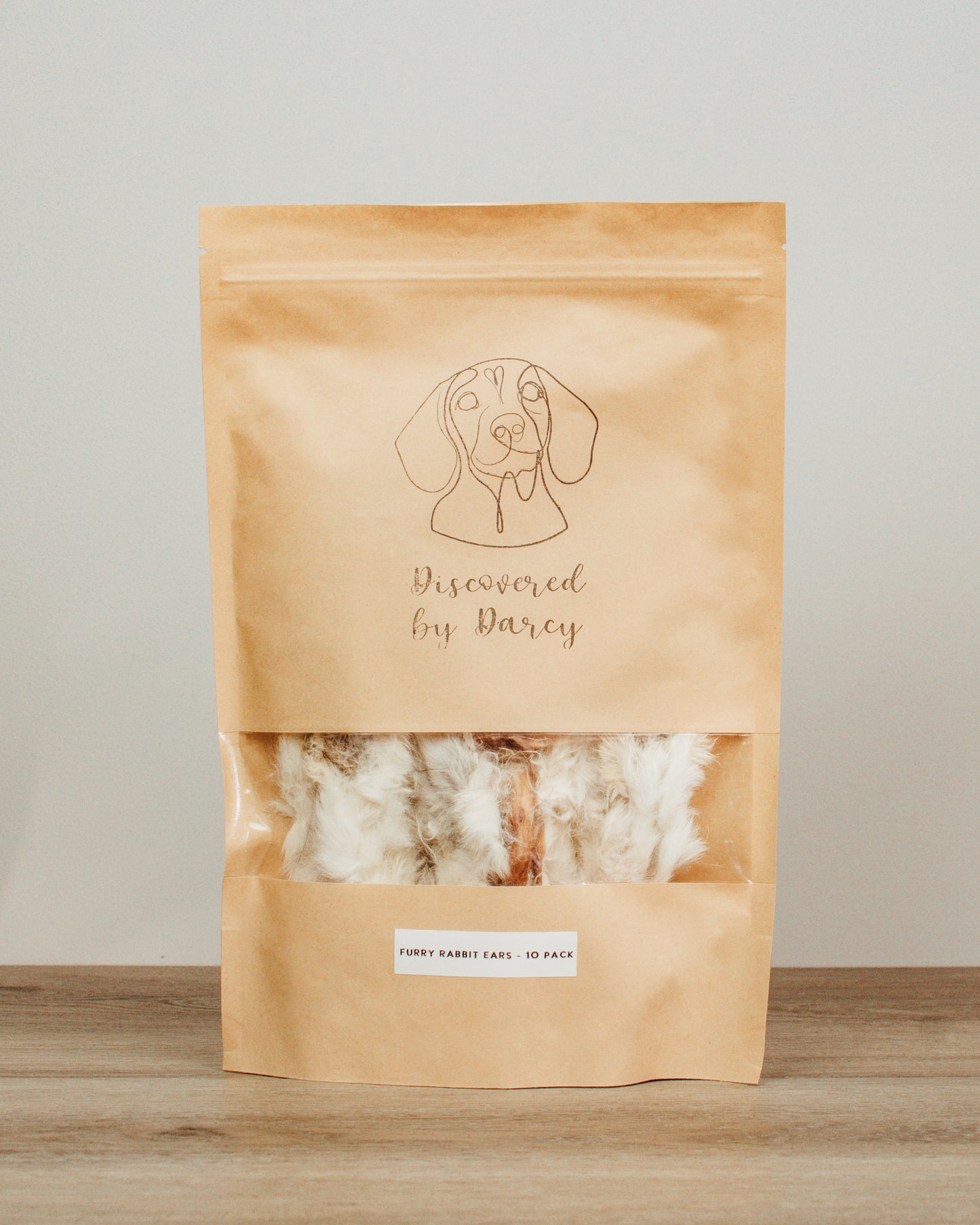 Furry Rabbit Ears - Single Protein Pouch