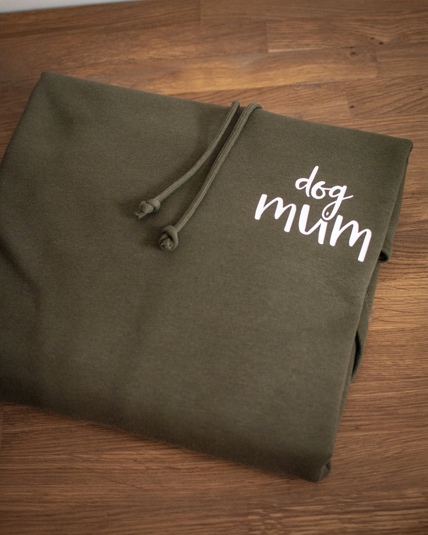 Dog Mum - Khaki Lightweight Hoodies