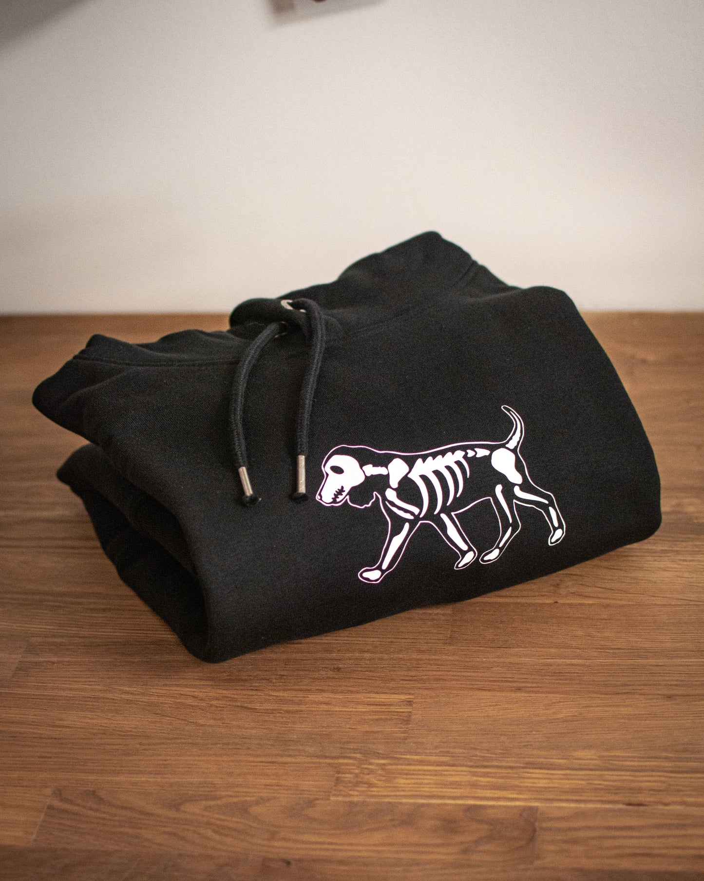 Bat Sh*t Crazy Spaniel - Medium Black Luxury Hoodie