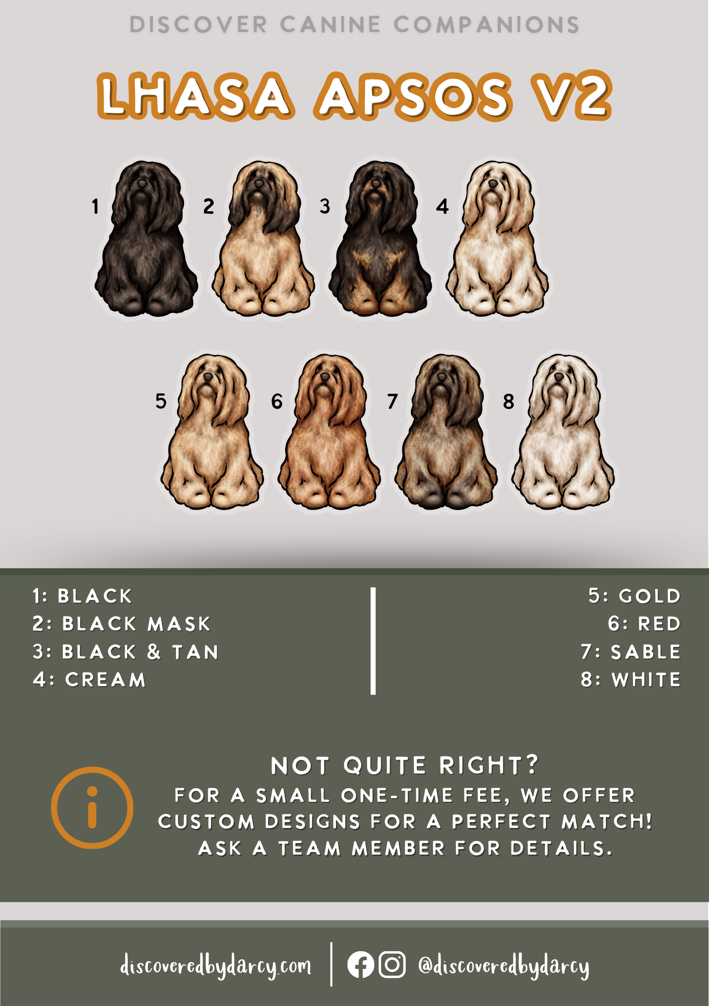 Lhasa Apsos - Build-Your-Own