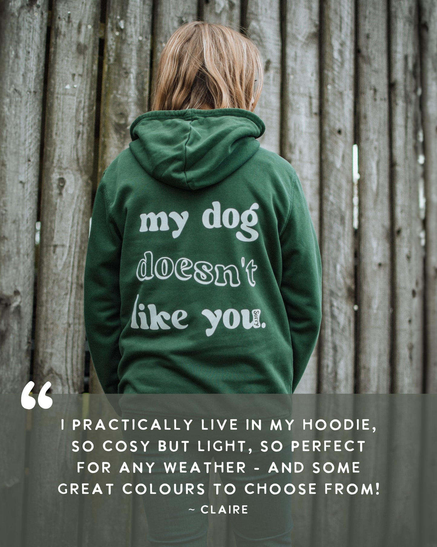 I'd Love To But My Dog Said No - Lightweight Hoodie