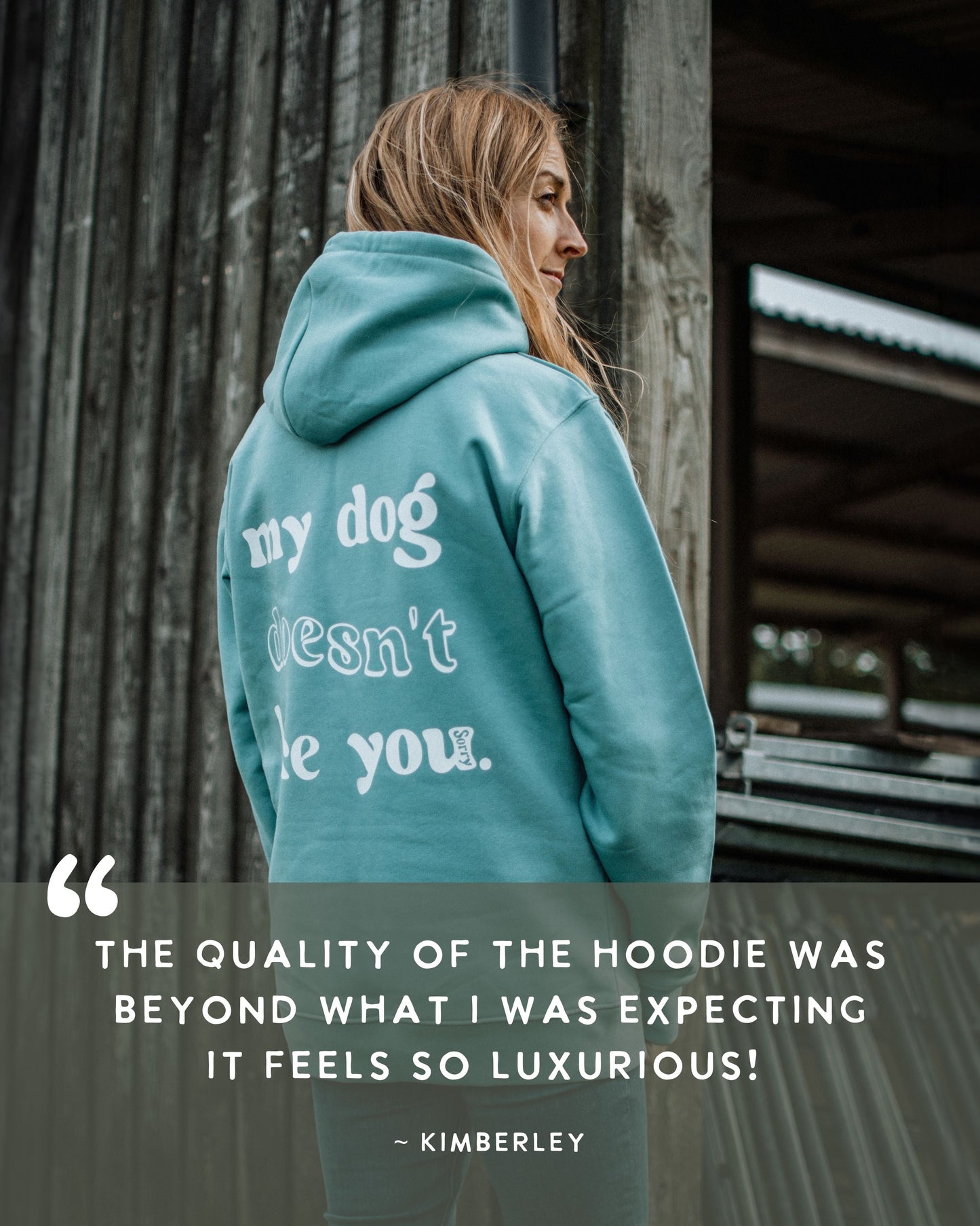 If You Think My Dog Is A B*tch - Luxury Hoodie