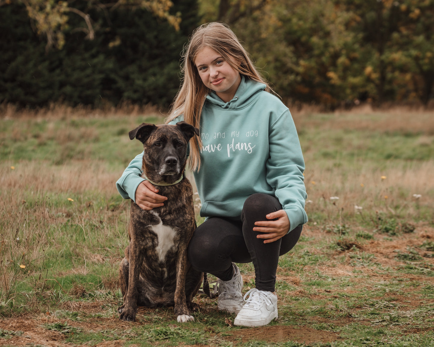 Me And My Dog Have Plans - Luxury Hoodie